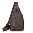 thumbnail image 2 of Sokhug Men's Casual and Fashionable Chest Bag with Large Storage Capacity Thickened Thickened High Density Fabric Multifunctional Waterproof Chest Bag, 2 of 6