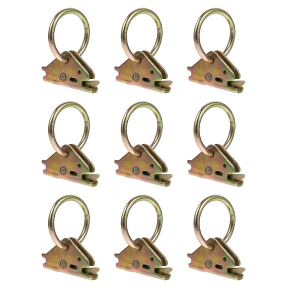 Supvox 10pcs E Track Accessories Cargo Securing Tie Down Rings for Transportation Needs