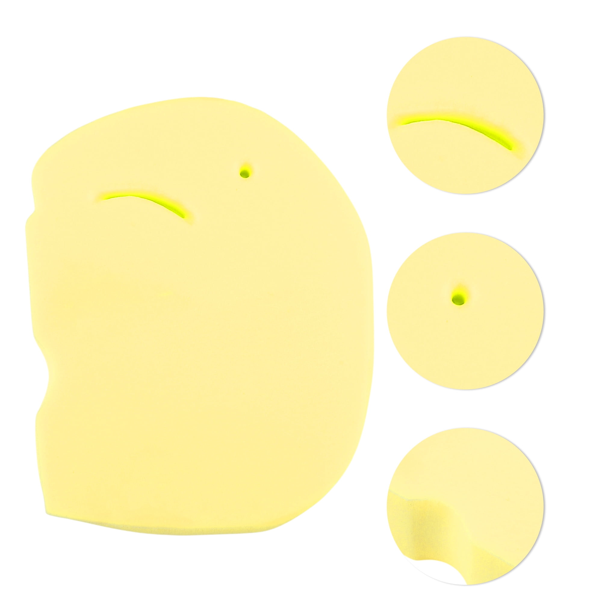 Unique Bargains Elephant Shape Bath Sponge Body Scrubber 1 Pc Yellow