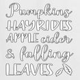 thumbnail image 6 of Wild Bobby Pumpkins Hayrides Apple Cider and Falling Leaves White and Black Halloween Women Racerback Tank Top, White, Medium, 6 of 6