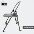thumbnail image 2 of Friends of Meditation Iyengar Yoga Chair | Backless Yoga Chair for Holding, Alignment, Flexibility | Capacity: 100kg | Includes Free Yoga Book (with Book, Standard, Silver), 2 of 7