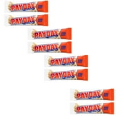 8 Pack of PAYDAY Peanut Caramel-Delivering Flavor Explosion | 3.4 oz per Bar, Candy Bars |RADYAN