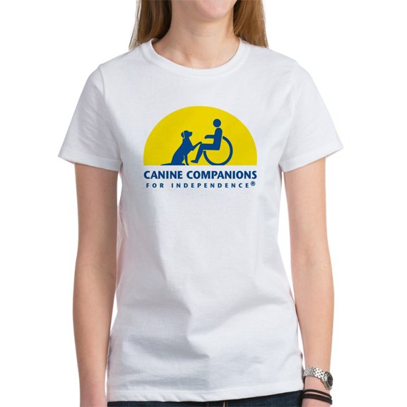 CafePress - Color Canine Companions Logo T Shirt - Women's Classic T-Shirt