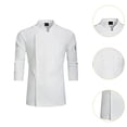 thumbnail image 6 of yotijay Chef Coat Autumn Winter Classic Workwear Waiter Waitress Apparel Chef Jacket for XL, 6 of 9