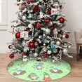 thumbnail image 5 of Sikiie Spring Gnome 30-48 inches {designName} Print Christmas Tree Skirt Snowman Xmas Tree Skirt with Edge Christmas Decorations for Holiday Party-48", 5 of 7