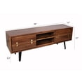 thumbnail image 3 of Solid Wood TV Cabinet with Retro Storage / Good for Living & Office Spaces, 3 of 5
