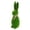 Green, variant on Moss Bunny Figurine with Burlap Scarf - Artificial Flocking Rabbit Statue, Green Standing Easter Decoration for Spring Garden, Home, and Festival Decor