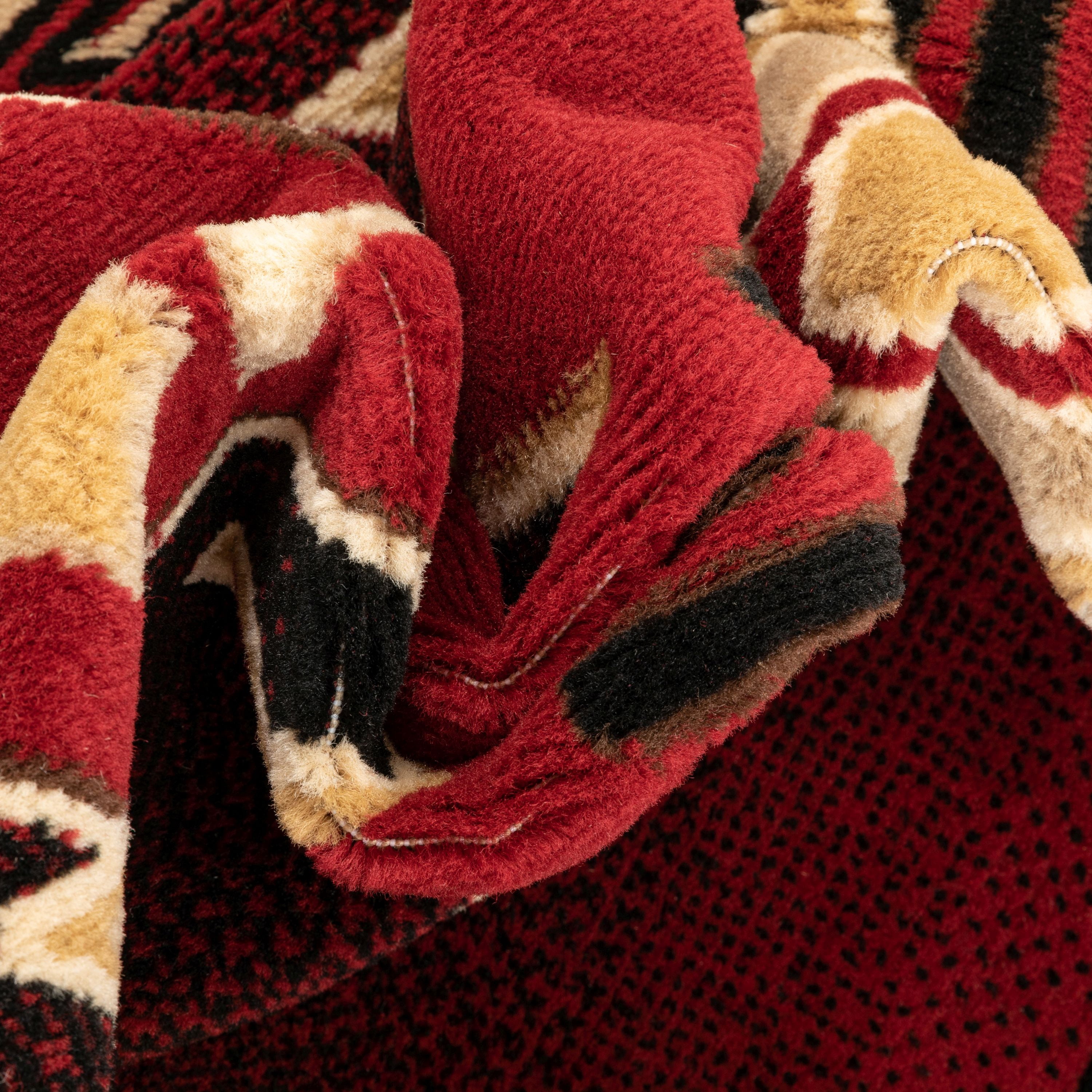 Well Woven Persa Dakota Tribal Aztec Southwestern Red 5'3" x 7'3" Area Rug