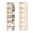 Beige, variant on Aokeyee Hanging Closet Organizer,6 Shelf Hanging Storage Shelves with 3 Side Pockets for Clothes, Shoes, and Accessories, Closet Organizers and Storage,Beige,1 Pack