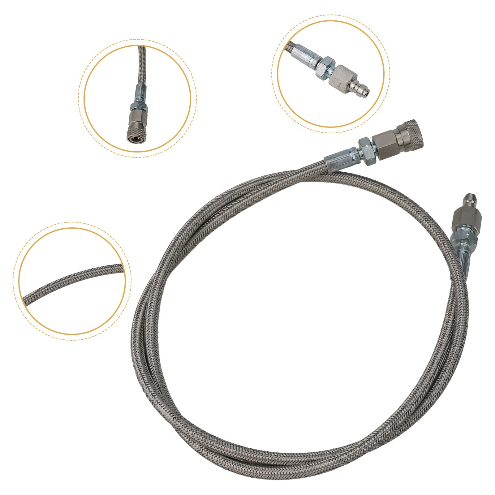 4500Psi Pcp Hose For Hpa Air Fill Station Hose Stainless Steel 36 Inch
