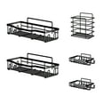 thumbnail image 2 of 5-Pack Shower Storage Organizer Wall Rack with Soap Dish Toothbrush Holder and Hooks for Bathroom, 2 of 6