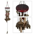 thumbnail image 4 of Metal Elephant Pattern Wind Chime with Clear Sound -  Luck Bell for Home, Garden, Door - Unique Metal Yard Ornament, 4 of 8