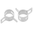 thumbnail image 5 of Uxcell 10mm Silver Tone Steel Band Spring Clamp for Fuel Line Silicone Hose 20 Pack, 5 of 5