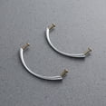 thumbnail image 3 of OULII 10Pcs Cabinet Handles for Kitchen Silver 4.3 Inch, 3 of 8