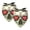 Multi-colored 3, variant on PhooArto Skull Flowers Butterfly Pattern Dog Bandanas, 2 Pack Soft Washable Pet Scarf Triangle for Large Dogs Puppies and Cats