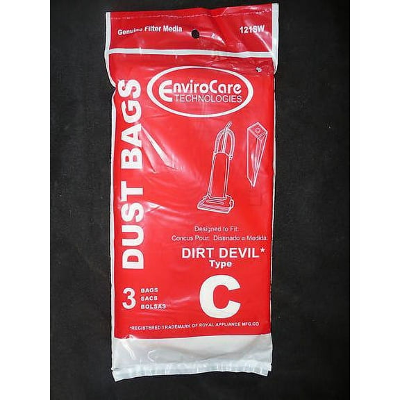 30 DESIGNED TO FIT Compatible with Dirt Devil C VACUUM BAGS