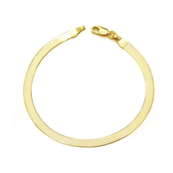 14K Gold 5mm Imperial Herringbone Chain