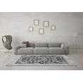 thumbnail image 3 of Ahgly Company Indoor Round Abstract Gray Modern Area Rugs, 5' Round, 3 of 4