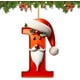 thumbnail image 1 of Adornos Navideños con Letras Del Alfabeto (26 Piezas) | Colgantes de Letras Acrílicas Personalizados con Gorros de Papá Noel | Decoraciones Navideñas Duraderas para El Hogar, La Oficina, La Escuela,, 1 of 1