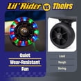 thumbnail image 3 of Lil’ Rider Wiggle Car for Kids with LED Wheels- Swing Car Ride on Toys for Ages 3+, Blue, 3 of 7