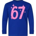 thumbnail image 3 of Inktastic 67 Tween Vibe Long Sleeve Youth T-Shirt, 3 of 5