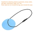 thumbnail image 5 of Unique Bargains Polyester Rope Hang Tag String Snap Lock 190mm/7.48 Inch ,2mm 200 Pcs,Black, 5 of 5