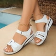 thumbnail image 6 of Willtoo Orthopedic Sandals for Women Fashion, Womens Walking Slippers with Arch Support Open Toe Ankle Strap Espadrilles Platform Wedge Sandals for Women Summer Dressy Comfortable Slip On Flip Flops, 6 of 6