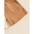 thumbnail image 7 of Suealasg Toddler Boys Summer 2Pcs Outfits Set 1T 2T 3T Short Sleeve Contrast Color T-Shirts Tops and Drawstring Shorts Sets Beach Party Clothes for Baby Boys, 7 of 7