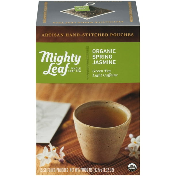 Mighty Leaf Tea Organic Spring Jasmine, Green Tea, 15 Tea Bags
