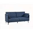 thumbnail image 2 of Modern Fabric 2.5 Seater Sofa for Living Room with USB Charge Port and Metal Legs, 2 of 7