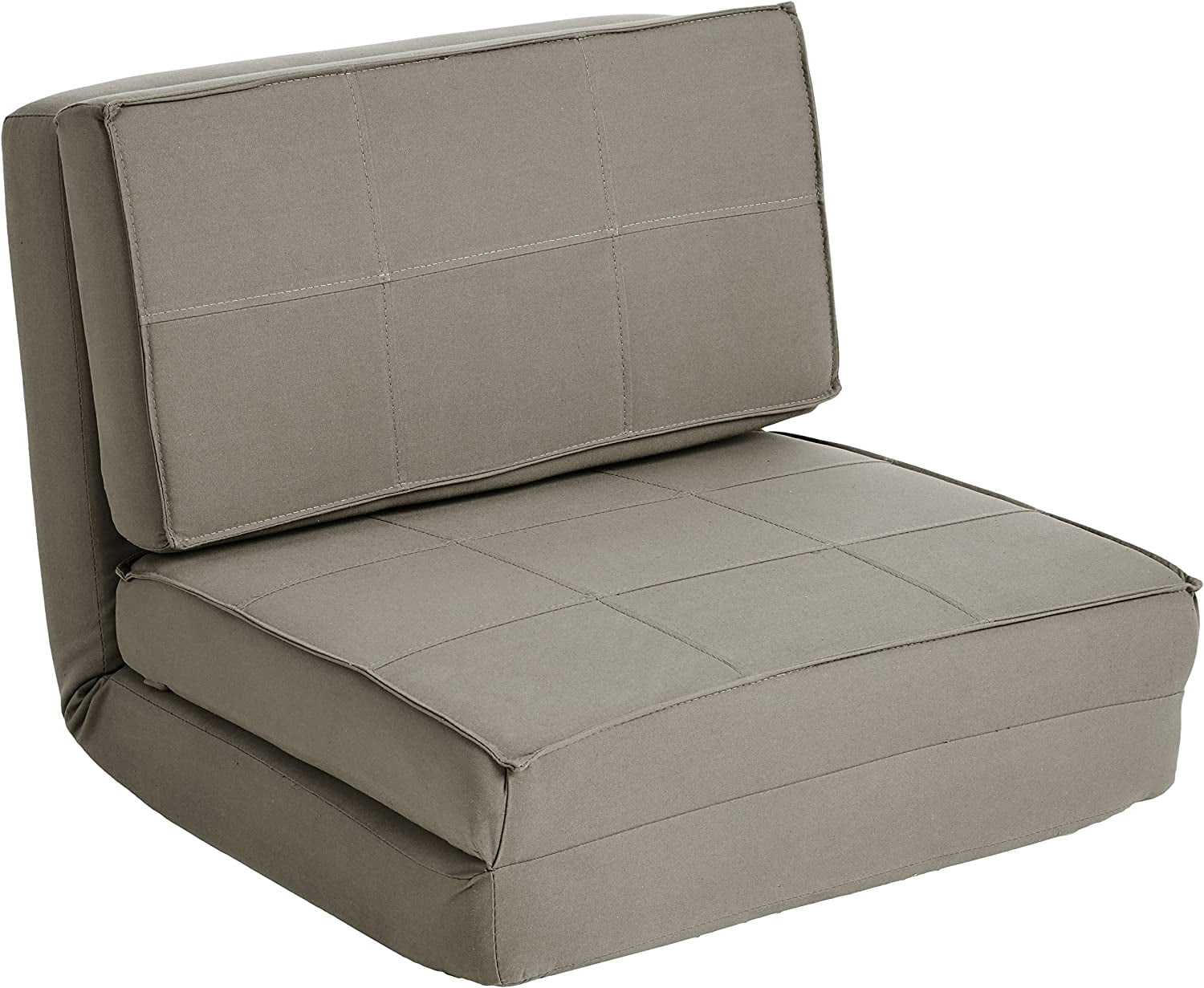 Your Zone Canvas Flip Chair, Charcoal