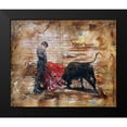 thumbnail image 2 of Wiley, Marta 23x20 Black Modern Framed Museum Art Print Titled - Bull Fighter light, 2 of 5