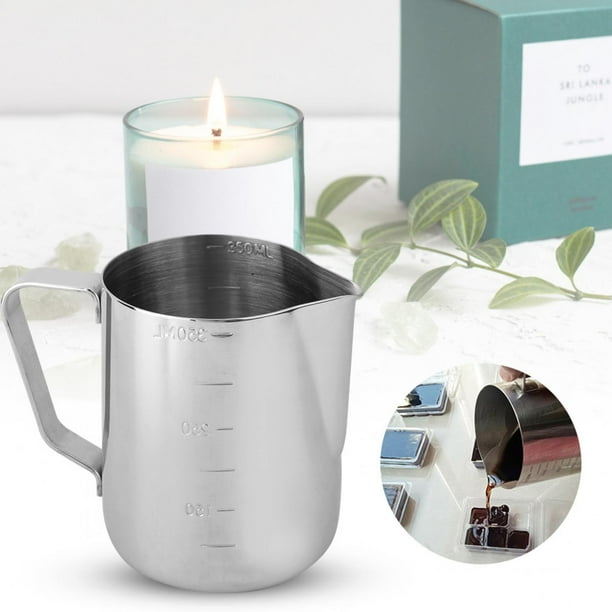Olla para hacer velas, olla de acero inoxidable para derretir cera, olla de acero inoxidable para derretir cera, gran rendimiento