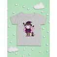thumbnail image 3 of Cute Witch Costume Girl. T-Shirt Infant -Image by Shutterstock,  6 Months, 3 of 4