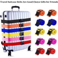 thumbnail image 5 of 2 Pack Suitcase Straps, Bright Color Adjustable Luggage Belts, TSA Approved, 5 of 6