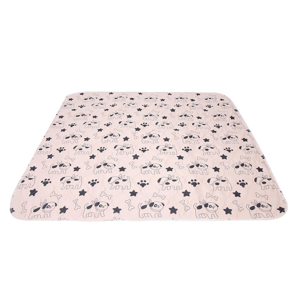 Tebru Dog Urine Mat, Reusable Waterproof Puppy Dog Cat Pee Bed Pad Carpet Urine Pet Trainging