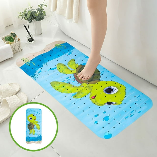 Alfombras de baño, alfombras para sala de estar, alfombra de área, alfombra de baño, alfombra de bañera extendida, alfombra de baño de PVC, alfombra antideslizante, alfombra de ducha con dibujos anima