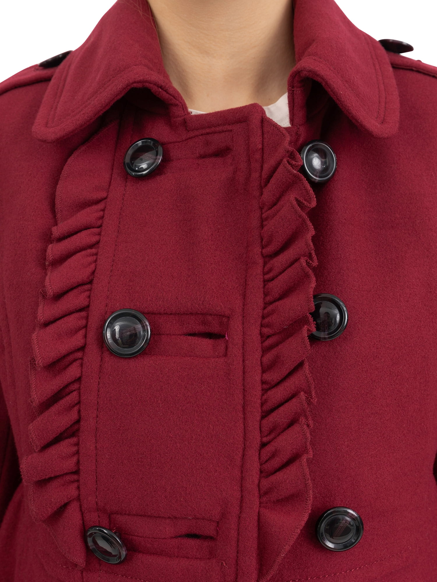 Kensie Women's Ruffle Coat