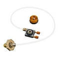 2 Ing Gas Stove Adapter Propane Bottle Refill Hose Adapter Gas Canister