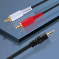 thumbnail image 5 of Aux Auxiliary 3.5Mm Audio Male To 2 Rca Y Male Stereo Cable Cord Wire Plug 4.4Ft, 5 of 6