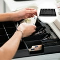thumbnail image 3 of MOKKHNB 1Pack Money Holder Box Black Cash Organization For Store Managers, 3 of 7