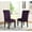 Purple, variant on Armless Button - Tufted Dining Chairs / Upgrade Kitchen or Dining Room Look