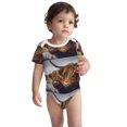 thumbnail image 3 of Daiia Yak Printed Unisex-Baby Short Sleeve Onesies Bodysuits Baby Climbing Clothes Soft and Comfortable Romper with Expandable Shoulder Design-9M, 3 of 8