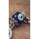 thumbnail image 3 of Llavero con amuleto de la suerte CHAO mano de Hamsa mal de ojo, 3 of 4