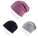 thumbnail image 3 of Jumpingount Gorro de punto para mujer, gorro con diamantes de imitación para deportes al aire libre, senderismo, Camping, viajes, pesca, esquí, patinaje, Sombreros Gris claro Jumpingount AP013036-03, 3 of 6