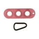 thumbnail image 1 of Protector de juntas para taco de billar, soporte protector de puntas de taco, portátil, universal, 3 agujeros Rosa, 1 of 9