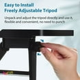 thumbnail image 2 of TV Monitor Rack Screen Top Storage Shelf Holder Home No-drill Computer Multi-functional Organizer Bracket  LCD Display Racks, 2 of 13