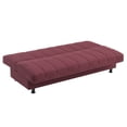 thumbnail image 4 of Ottomanson 75" Convertible Sofa Couch for Living Room, Chenille Modern Sofa Bed with Storage, Burgundy, 4 of 6