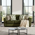 thumbnail image 5 of Roundhill Furniture Marvella 3-Piece Living Room Set, Sofa, Chair, and Ottoman with Mosswood Chenille Upholstery, 5 of 17