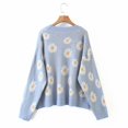 thumbnail image 4 of Vedolay Long Cardigans for Women Knit Cardigan Sweater Loose Fit Casual Solid Color Jacket Coat Blue,One Size, 4 of 4